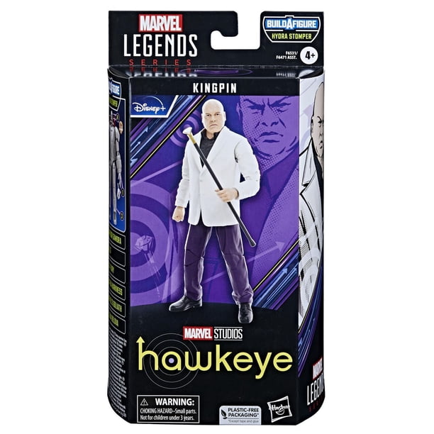 Hasbro Marvel Legends Series Kingpin, Hawkeye Collectible 6 Inch