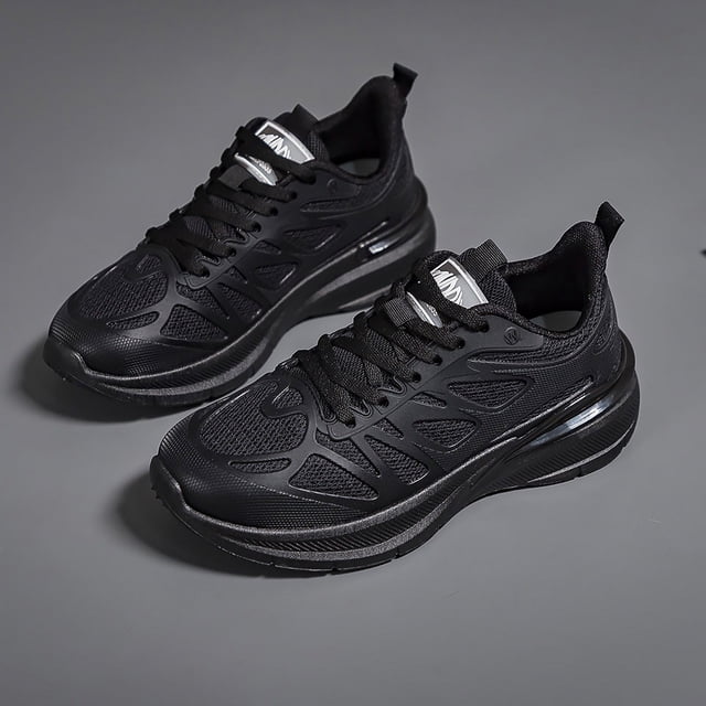 Zapatos deportivos para caminar para mujer - Zapatos deportivos de tenis ligeros con espuma viscoelástica para correr en el gimnasio
