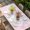 Pink, variant on Easter Bunny Table Cloths for 4 Foot Rectangle Tables, Watercolor Butterfly Cute Rabbit Flowers Blue Patio Waterproof Elastic Fitted Tablecloths, Washable Rectangular Table Cover for Camping