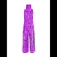 thumbnail image 2 of Elegantes para Mujer, para Fiestas de Noche, Invitadas de Boda, Grandes, Sin Mangas, Pantalones Largos de Pierna Púrpura XXL, 2 of 5