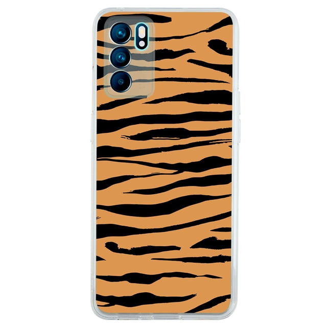 Funda para Oppo Reno6 Lite InstaCase Tigre Animal Print Antigolpes