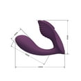 thumbnail image 4 of Pretty Love Franz Dual Clitoral & G Spot Vibrator with App-Controlled, Purple, 4 of 7