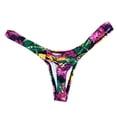thumbnail image 3 of Gibobby Pantalones cortos de natación Bikini con estampado brasileño para mujer, bañador para playa, bañador(Verde,CH), 3 of 3