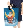 thumbnail image 7 of Laundry Basket Laundry Hampers Storage Basket Store Clothes Lightweight and Foldable Beautiful Fat Santa Claus, 7 of 7