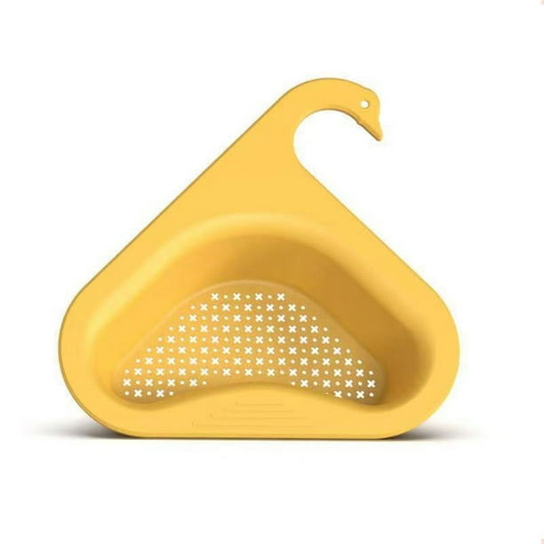 Fregadero de cocina Toystoory cesta de drenaje colador triangular para limpieza de verduras