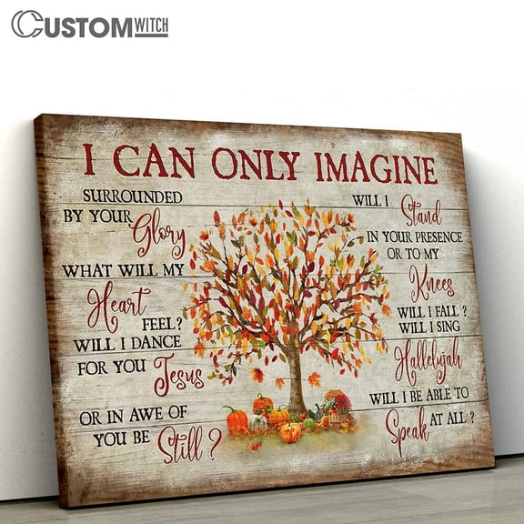 Fall Season Christian Framed Canvas Wall Art, Bible Verse Scripture Print, Inspirational Religious Wall Decor Gift