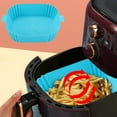 thumbnail image 2 of LSLJS Silicone Basket Multifunctional Silicone Airfryer Accessories Airfryer Tray Easy Clean Non-Stick Bakeware Airfryer Silicone Pot with Gloves, Kitchen Utensils & Gadgets, 2 of 2