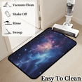 thumbnail image 6 of CURLYOOT Galaxy Milky Way Front Door Mat, Washable Non-Slip Door Mat, Indoor Outdoor Floor Mats Absorbent Welcome Doormat for Entrance 20" x 30", 6 of 8