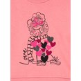 thumbnail image 2 of Wonder Nation Little Girl 3-Pack Sweatshirt and Flare Legging Outfit Set and Longsleeve Tee, Sizes 4-10, 2 of 3