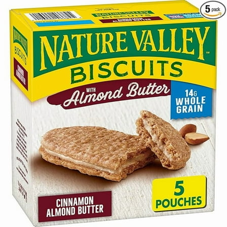 1x Nature Valley Biscuit Sandwiches, Almond Butter, 5 ct, 6.75 OZ