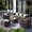 Brown/Gray, variant on Amopatio 7-Piece Patio Furniture Set, Outdoor Patio Sectional Furniture All-Weather Rattan Wicker Patio Conversation Set Outdoor Furniture for Backyard Balcony,Blue
