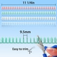 thumbnail image 4 of Binding Spines/Coils/Combs, Open & Close Easily Adding Pages for Notebook , Binding Machine 30 Ring Diameter 3/8" Binding Combs， Maximum 65 Sheets Multicolor Trimmable Sturdy 10pieces, 4 of 6