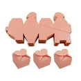 thumbnail image 1 of 50x Cajas de Dulces Cajas de Papel para Regalos del Día de San Valentín Cajas Plegables de Panadería para Compromiso Aniversario de San , Rosa Macarena Cajas de papel, 1 of 8