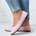thumbnail image 6 of GUOBIOZIY Pointed Toe Flats for Women Dressy Casual, Low Heel Dress Shoes Comfortable, Slip-on Business Work Loafer Shoes for Women（Pink,9）, 6 of 7
