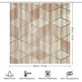 thumbnail image 2 of Marble 4 Piece Bathroom Set with Shower Curtain, Non-Slip Rugs, Toilet Lid Cover And Bath Mat, 4Pcs Gold Green Marble Shower Curtain Sets With Waterproof Curtain & Accessories 12 Hooks, 71 x 71 Inch, 2 of 5