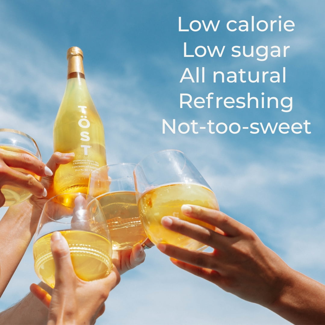 TÖST Non-Alcoholic Sparkling Beverage 8.45oz  Single Serve Bottles  - 16-Pack