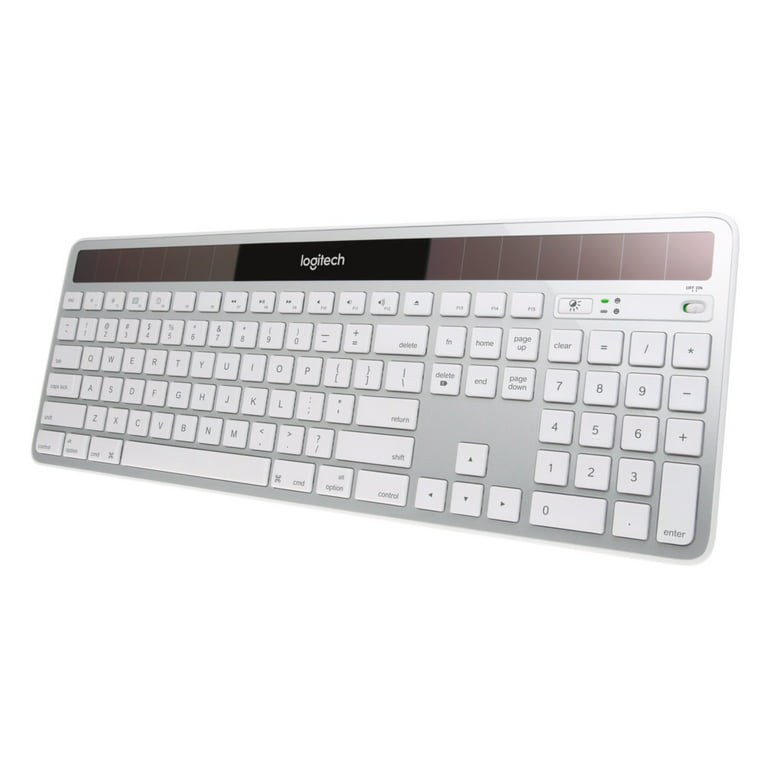 peeling korrekt zoom Logitech Wireless Solar Keyboard K750 - 2.4 GHz Silver - Walmart.com