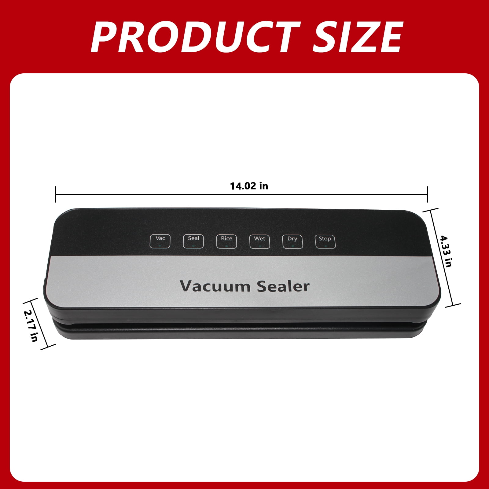 Arcticwind Vacuum Sealer Machine – Automatic Food Vacuum Sealer for Dry & Moist Food Multiple Modes Compact Food Sealer for Kitchen Storage & Meal Prep Perfect for Sous Vide & Freezer Storage