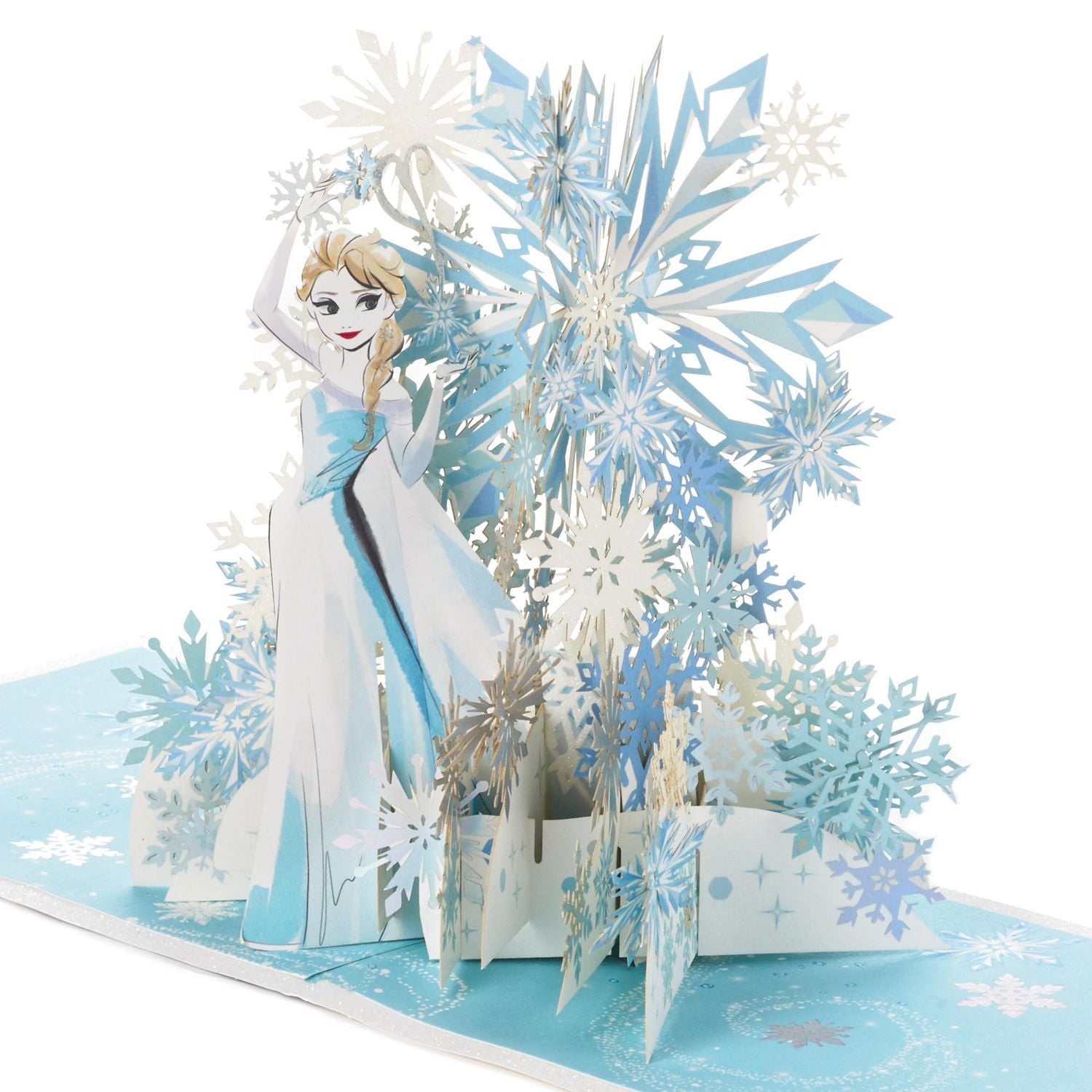 Hallmark Signature Paper Wonder Frozen Pop Up Christmas Card (Elsa, Feel the Magic)