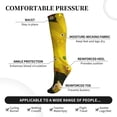 thumbnail image 3 of Lsque Cactus Flowers Pattern Sport Compression Socks for Men & Women 15-20 mmHg Knee High Nurse Pregnant Running Medical and Travel Athletic, 3 of 6