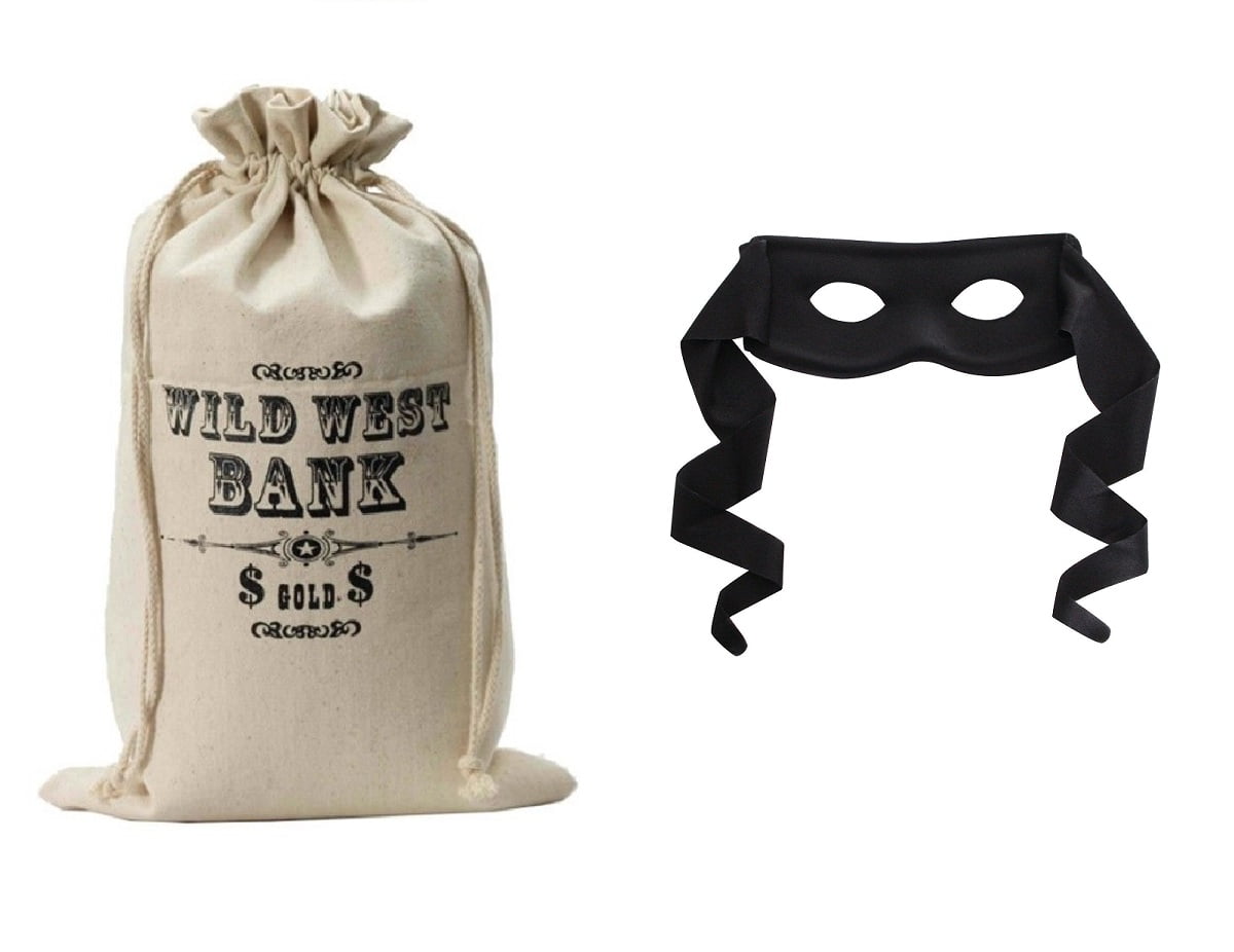 used options and get the best deals for Wild West Bank Robber Money Bag Sac...
