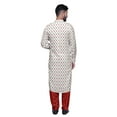 thumbnail image 5 of Atasi Printed Rayon Pathani Kurta With Solid Salwar For Mens Party Wear, 5 of 5