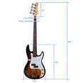 thumbnail image 2 of BaytoCare Electric Bass Guitar for Adult,Musical Instruments for Guitar Center, 2 of 8