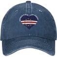 thumbnail image 5 of Happiness is Being A Cape Verdean Funny Hat Adjustable Denim Baseball Cap Black Dad Hat Men Women, 5 of 6