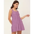 thumbnail image 3 of Moomaya Shoulder Straps Square Neck Solid Cotton Dress - Women's Trendy Dress, 3 of 9