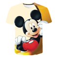 thumbnail image 1 of 2023 1-14Y moda de verano nuevo Mickey Mouse 3D estampado patrón niño manga corta tendencia Casual niño Mickey Mouse camiseta Apparel3T Gao Jinjia LED, 1 of 2