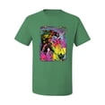 thumbnail image 2 of Wild Bobby, Colorful Rainbow Unicorn Animal Lover Men's Graphic T-Shirt, Kelly, X-Large, 2 of 3