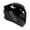 Gloss Black, variant on EDGE Frankie Matte Gray - Full Face Motorcycle Helmet, DOT, Size XL