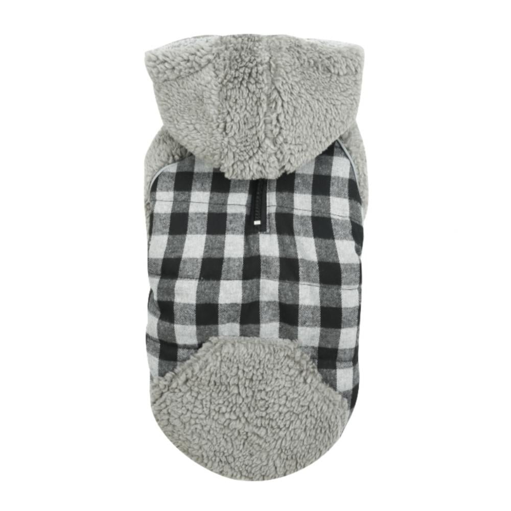 Elaydool Winter Fleece Dog Jacket Warm Pet Clothes DoubleSided