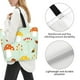 thumbnail image 3 of Disketp Mushroom Bee Bolsa Tote Estampada para Mujer, Bolso de Hombro y de Mano para Compras y Viajes, 3 of 8