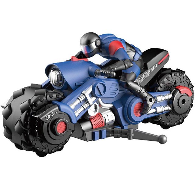 Remote Control Motorcycle Stunt Toys Stable Signal Eye-catching Plastic 360 Degree Spinning Motorcycle Stunt Toys