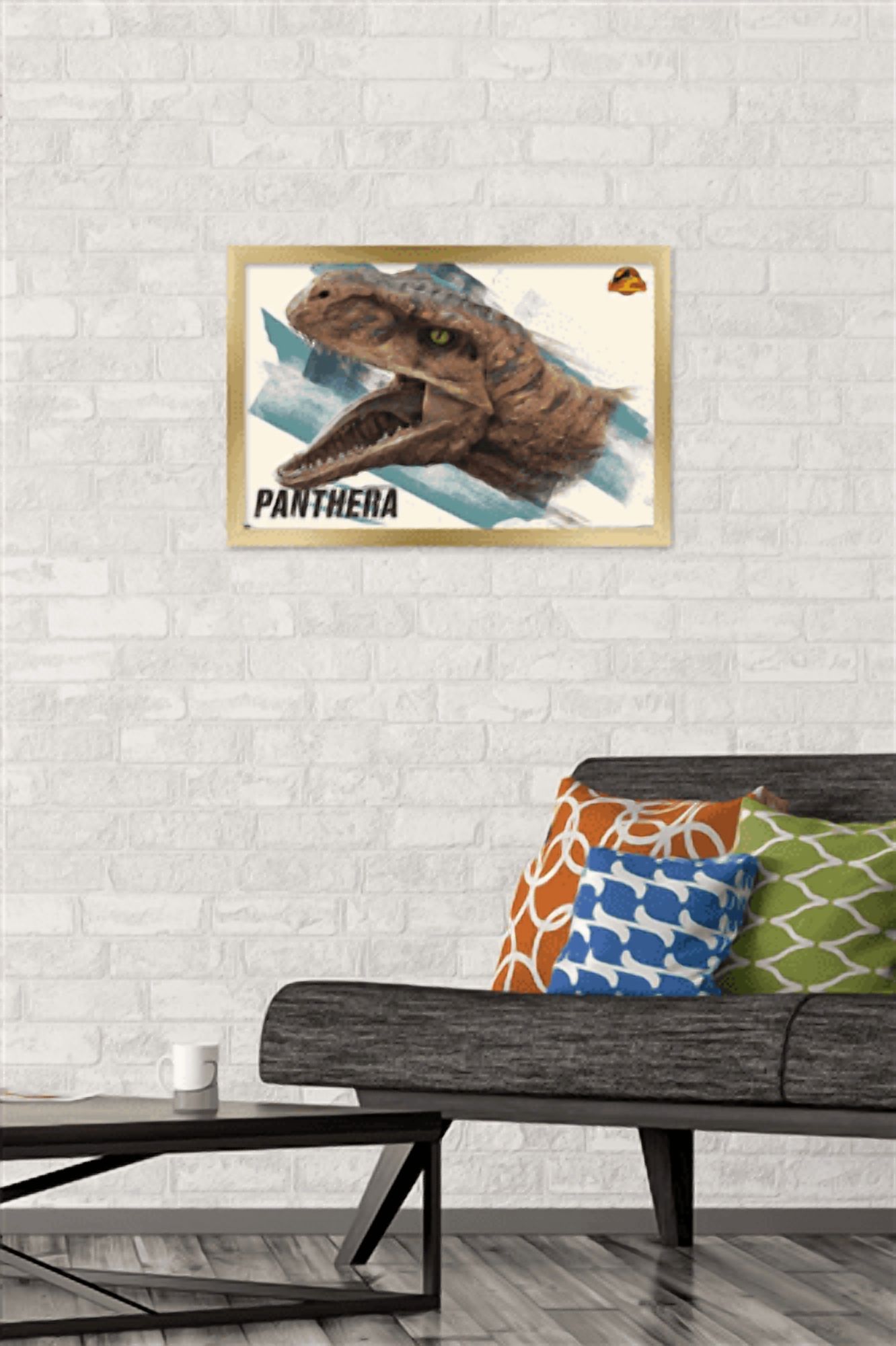 Jurassic World: Dominion - Panthera Wall Poster, 14.725" x 22.375" Framed