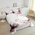 thumbnail image 4 of Erosebridal Ensembles de Couette Fleurs de Cerisier Roses, Couettes et Duvets Arbre de Montagne Naturel, Réversible 2 Pcs, 4 of 8