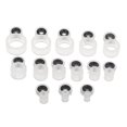 thumbnail image 1 of 14 Pieces Silicone And Ceramic Fishing Rod Guides Eyelets Guide Tips Repair, 1 of 8