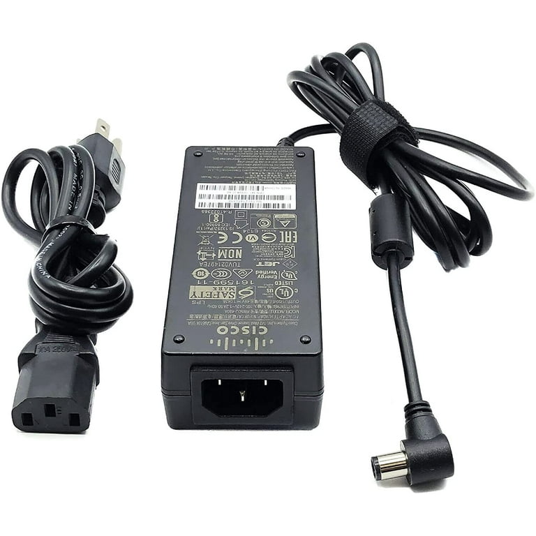 UpBright 48V AC/DC Adapter Compatible with Cisco Aironet AP2800 2800 ei  2802e AP3800 3800 3800i 3802e AP3802E 2802 3802 AP CIUS-MS-HS Media Station
