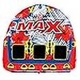 thumbnail image 2 of WOW Sports - Max Vibes Inflatable Towable Tube - 1-3 Rider - Perfect for Kids & Adults - Soft Top Deck Tube - Boating Accessory, 2 of 4