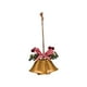 thumbnail image 5 of Adornos de campana de Navidad, decoración colgante para el árbol de Navidad Campana de 2 trompetas dorada, 5 of 9