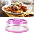 thumbnail image 4 of Tight Food Container Plate Platter Lid, Vacuum Food Plate Cover Durable BPA-Free Vacuum Food Sealer Lid Reusable Lightweight  For Restaurant For Kitchen Purple, 4 of 8