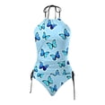 thumbnail image 3 of Women's Swimwear Tankini 2 Piece Normal Swimsuit Backless 2 Piece Printing Adjustable Print Color Padded Strap Bathing Suits Beach Wear Sunflower plus Size Bathing Suit Womens Swim Shorts Small, 3 of 3