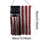 thumbnail image 3 of Macrame USA Bandera de pared con tapiz bohemio patriótico – Decoración artística tejida a mano, pancarta colgante interior, acento del hogar del 4 de julio del Día de la Independencia, 3 of 9