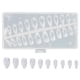 thumbnail image 3 of Uñas 120 piezas de uñas transparentes en tubo, uñas transparentes de cobertura total, se adhieren a las uñas para practicar en salones de manicura DIY, 3 of 3