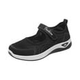 thumbnail image 3 of Willtoo Womens Breathable Walking Orthopedic Shoes Mesh Lightweight Sneakers Mary Jane Flats Wide Width Comfortable Working Nurse Shoes Non-Slip Adjustable, 3 of 5