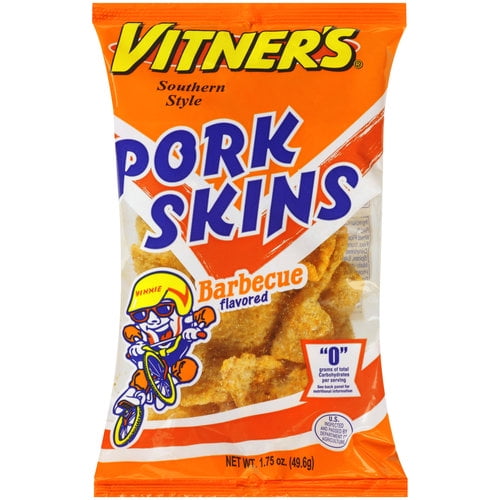 Vitners Barbecue Flavored Pork Skins, 1.75 oz