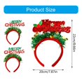 thumbnail image 3 of ZPAQI Set of 4 Sparkling Christmas Hair Hoop for Women Girl Elegant Headbands Charm, 3 of 16