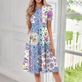 thumbnail image 2 of Fashion A-Line Dress for Women CIENVNSTG Flowy Summer Dress Perfect for Casual Outings or Parties, 2 of 6