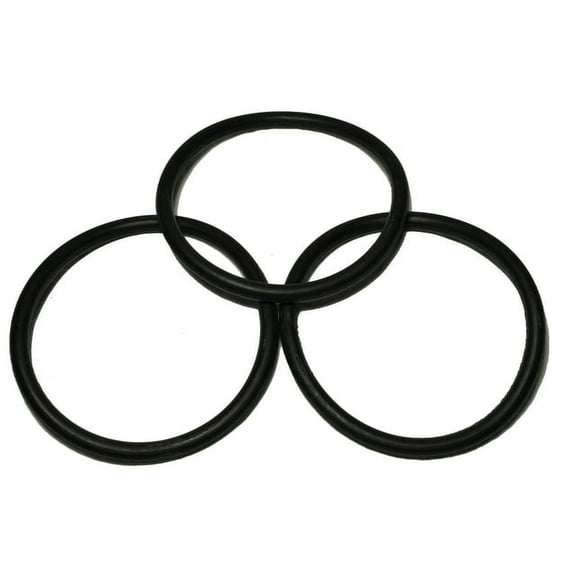 Eureka Upright Round Vacuum Cleaner Belt, designed to fit 1400 Series and all Eureka Uprights where the belt rides in the center of the brushroll, 3 belts in pack